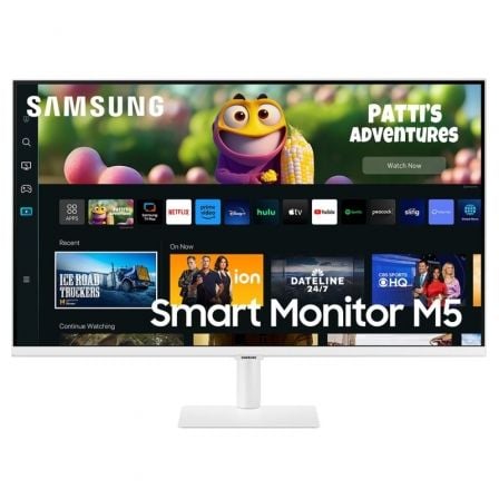Smart Monitor Samsung M5 S27CM501EU 27'/ Full HD/ Smart TV/ Multimedia/ Blanco Smart Monitor Samsung M5 S27CM501EU 27'/ Full HD/ Smart TV/ Multimedia/ Blanco